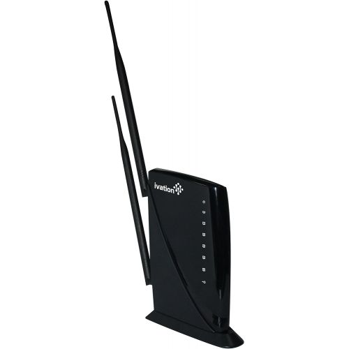  Ivation Internet WiFi Booster High Power Wireless-N 600mW Range Extender Wi Fi Wireless Repeater with MIMO Technology Increases Internet Range Strength & Coverage of Wireless Signals Up to