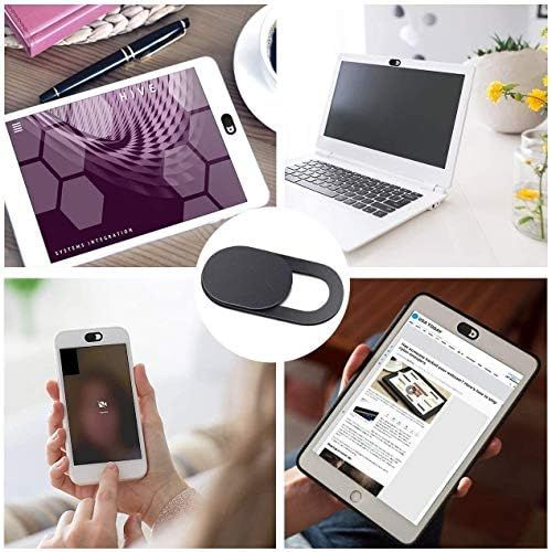  [아마존베스트]ivoler Webcam Cover, 6x, Black