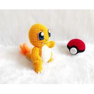 IvoryTreeHouse Charmander Pokemon Crochet, Nursery decor, Pokemon amigurumi, Crochet Pokemon, Handmade crochet Pokemon, Gift, Birthday gift, Toy, Dolly