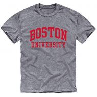 Ivysport Short Sleeve Adult Grey T-Shirt with Classic Arch Logo, NCAA Colleges and Universities