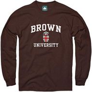 Ivysport Cotton Long Sleeve T-Shirt with Crest Logo School Color NCAA Colleges