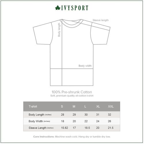  Ivysport Cotton Short Sleeve Color T-Shirt with Classic Logo