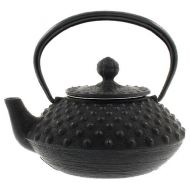 Iwachu Japanese Iron Tetsubin Teapot, Small, Black Hailstone Pattern