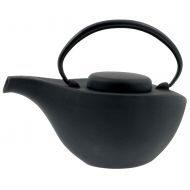 Iwachu Japanese Artisan Iron Tetsubin Teardrop Teapot, 23-Ounce, Matte Black