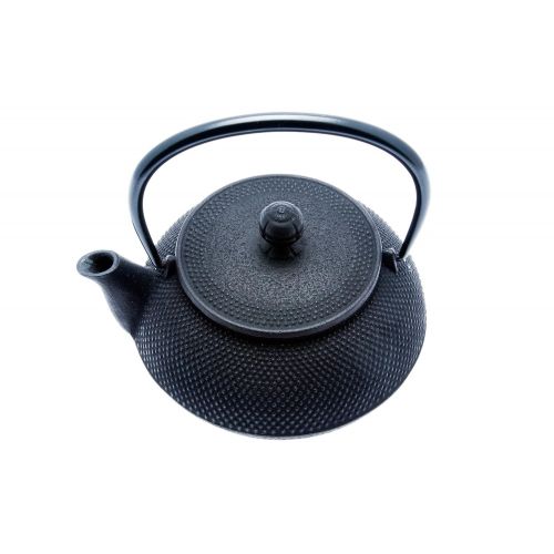  Iwachu 480-161 Japanese Iron Tetsubin Teapot, Hobnail, Black