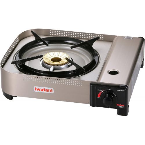  [아마존베스트]Iwatani Corporation of America 35FW Butane Stove, Medium, Metallic