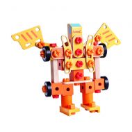 Iwood iwood Robotic Vehicle DIY Wooden Play Set Transformers Wooden Mobile Machinery Educational Toys...