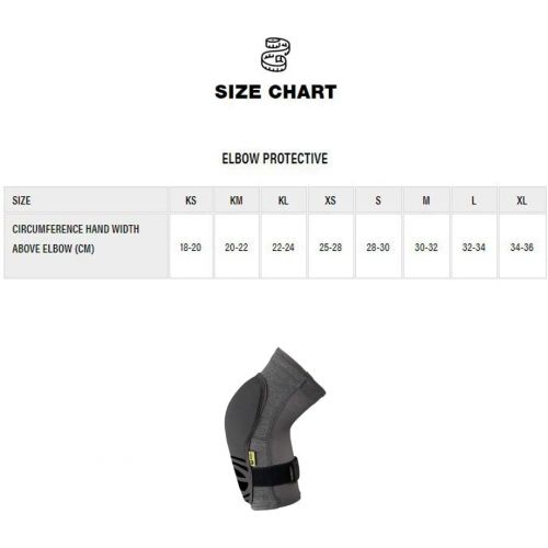  [아마존베스트]IXS Unisex Flow Evo+ Breathable Moisture-Wicking Padded Protective Elbow Guard