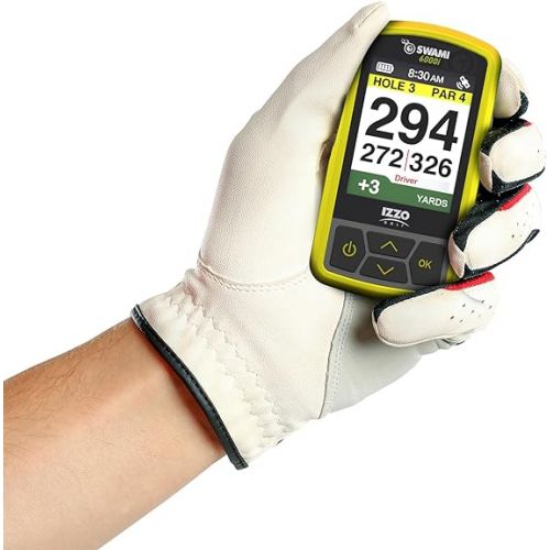  Izzo Swami 6000 Handheld Golf GPS Water-Resistant Color Display With 38,000 Course Maps & Scorekeeper Model may vary