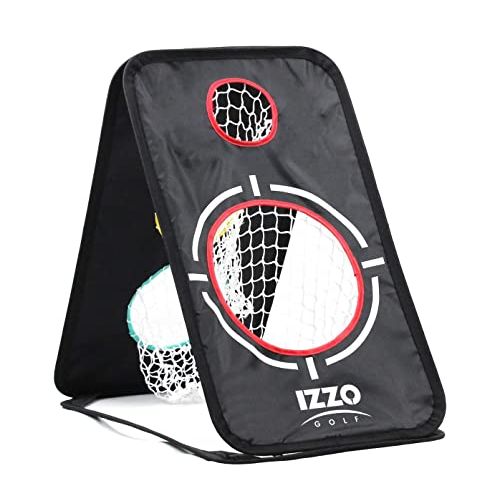  Izzo Golf A-Frame Chipping Practice Net Indoor/Outdoor - Golf Chipping Practice Training Net Designed to Improve Chipping Accuracy