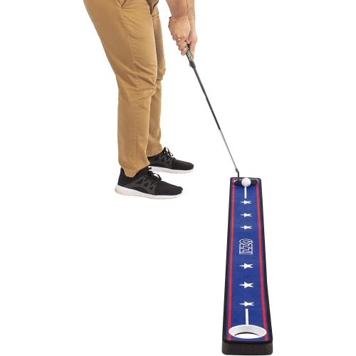  Izzo Golf Indoor Putting Green Golf Mat & Golf Putting Training Aid, 6 x 6