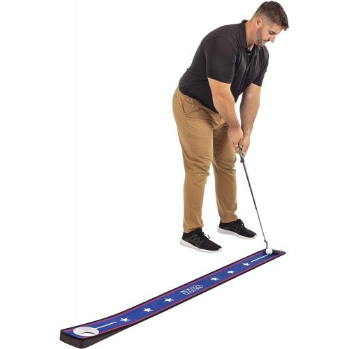  Izzo Golf Indoor Putting Green Golf Mat & Golf Putting Training Aid, 6 x 6