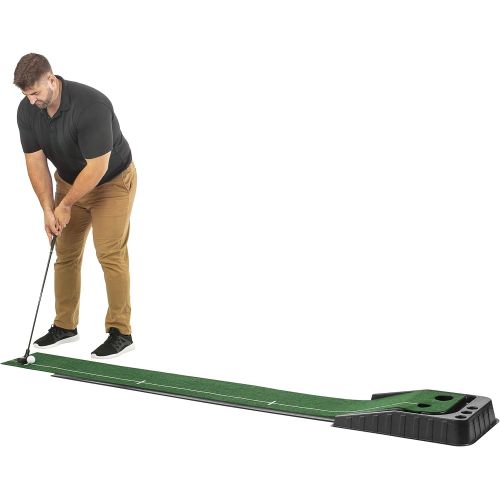  Izzo Golf Dual Hole Auto Return Putting Mat, Green