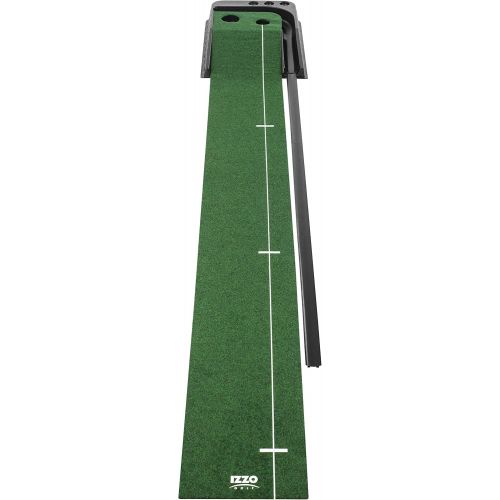  Izzo Golf Dual Hole Auto Return Putting Mat, Green