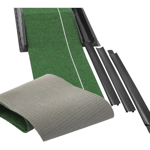  Izzo Golf Dual Hole Auto Return Putting Mat, Green