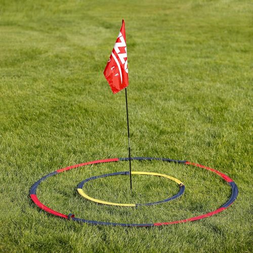  Izzo Golf Backyard Bullseye Golf Practice Set - Backyard Golf Practice Range with Foam Practice Golf Balls