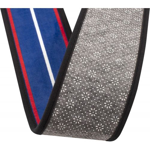  Izzo Golf 4x4 Golf Putting Mat with Putt Cup - Red, White & Blue Felt Golf Putting mat Training aid for More Accurate Putting (A21160)