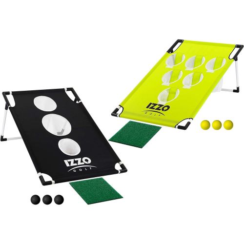  Izzo Golf Pong-Hole Golf Chipping Game & Golf Practice Net