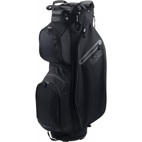  Izzo Golf Deluxe Cart Bag - Golf Cart Bag for Push Cart or Golf Cart