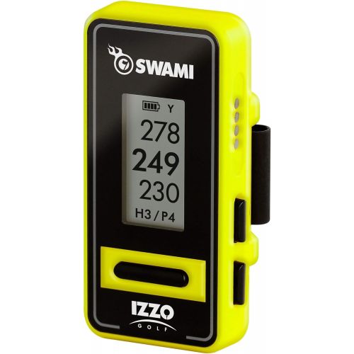  [아마존베스트]Izzo Golf Swami Voice Clip GPS, Small, Yellow