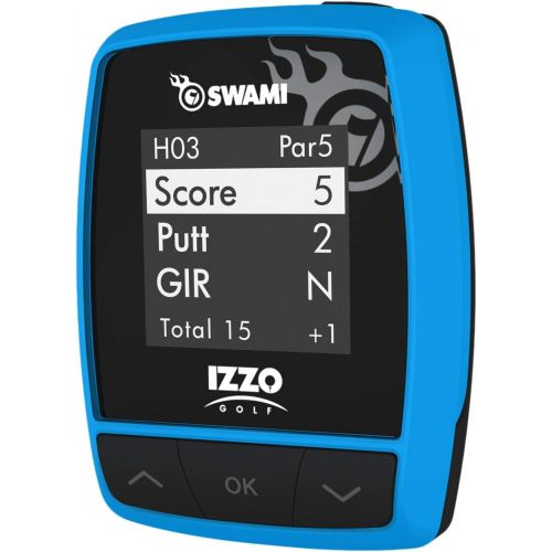  Izzo Swami Kiss Golf GPS Rangefinder - Handheld Golf GPS rangefinder, Distance Measurement Device