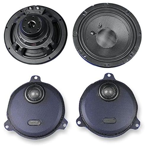  J&M Rokker XXR 6.71 Front Speaker kit for 2014 and Newer Harley-Davidson Ultra Classic and Street Glide models - HCRK-6712TW-XXR