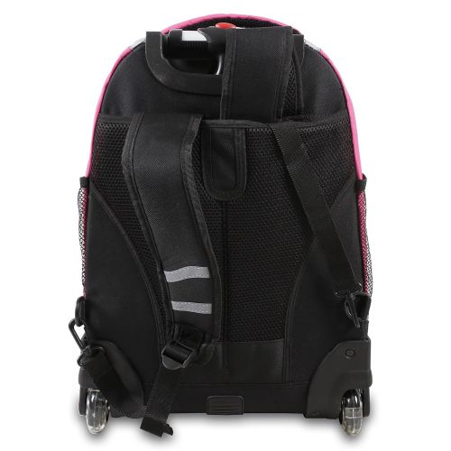  J+World+New+York J World New York Twinkle Light Up Wheel Rolling Backpack