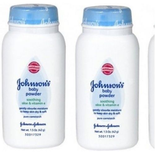  [아마존베스트]J & J Johnsons Pure Cornstarch Baby Powder 15 Oz + Johnsons Pure Corstarch Travel Size 1.5 Oz, 2 pk