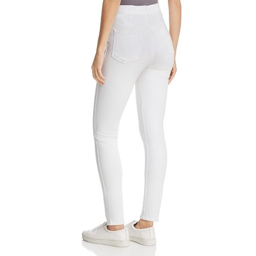  J Brand Natasha Sky-High Skinny Jeans in Blanc