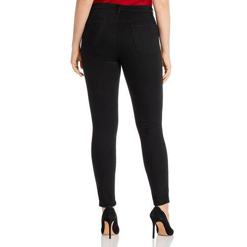  J Brand Maria High Rise Skinny Jeans in Seriously Black