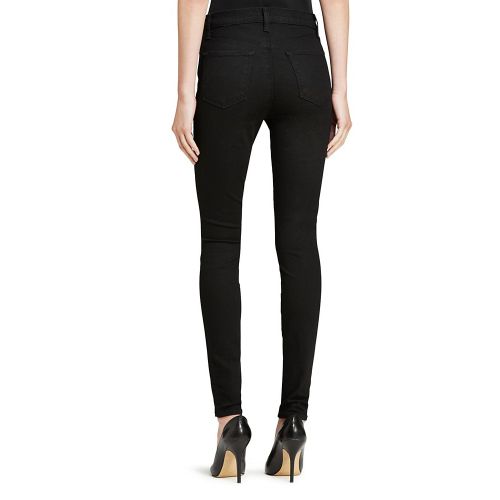  J Brand Maria High Rise Skinny Jeans in Seriously Black