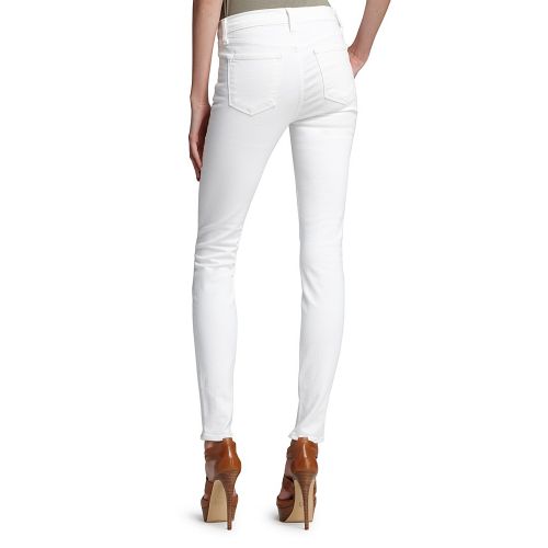  J Brand High Rise Maria Skinny Jeans in Blanc