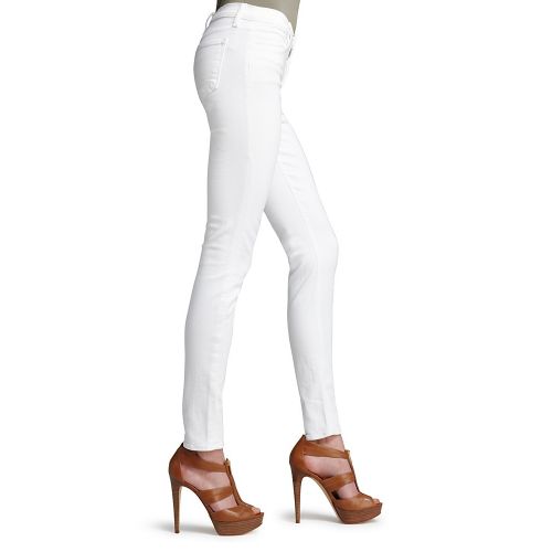  J Brand High Rise Maria Skinny Jeans in Blanc