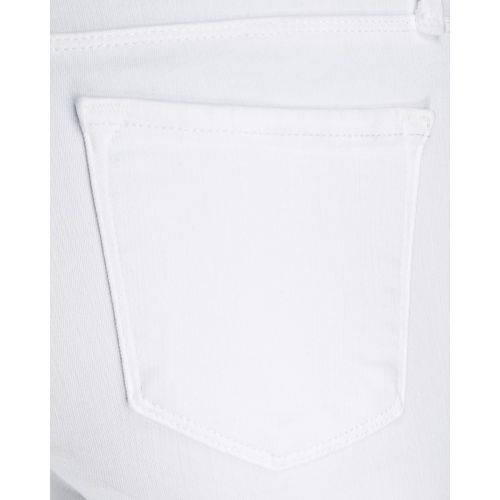  J Brand Mid Rise Capri Jeans in Blanc