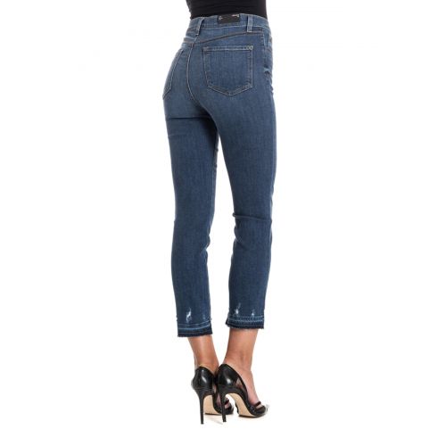  J Brand Ruby high waisted cropped jeans