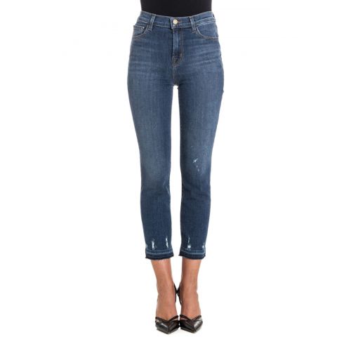  J Brand Ruby high waisted cropped jeans