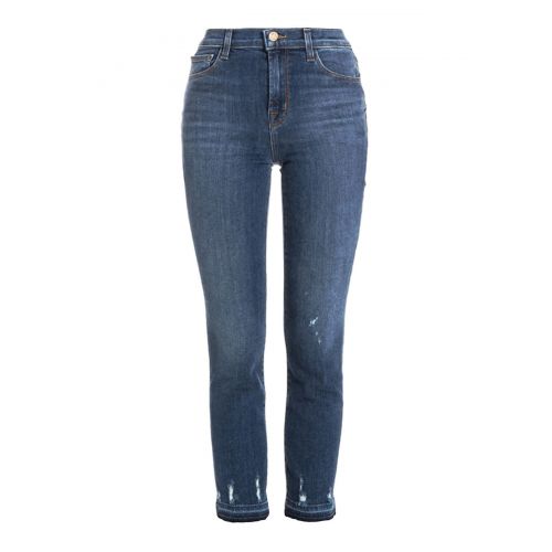  J Brand Ruby high waisted cropped jeans