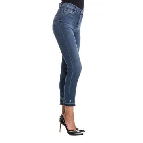  J Brand Ruby high waisted cropped jeans