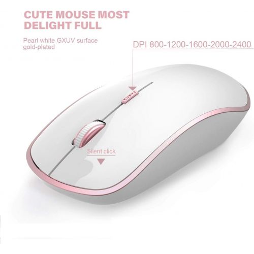  [아마존 핫딜]  [아마존핫딜]J JOYACCESS Wireless Keyboard and Mouse Combo, Stylish Compact Full-Size Keyboard and 2400 DPI Stream-line Optical Mouse for PC, Desktop, Computer, Notebook, Laptop, Windows XP/Vista/7/8/10 by