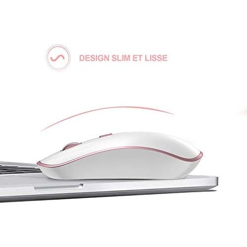  [아마존베스트]J JOYACCESS Mouse and Keyboard, 2.4 GHz Ultra Thin Wireless Keyboard Mouse Set