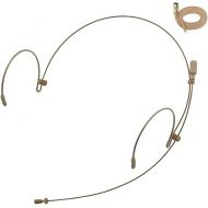 J K Professional Headset Headworn Earhook Microphone MIC-J 071S Compatible with Audio Technica Wireless Transmitters - Hirose 4pin Detachable Plug