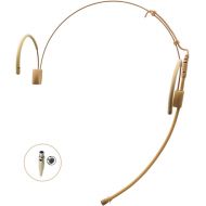 Pro Earhook Headset Headworn Omnidirectional Microphone JK MIC-J 060 Compatible with Shure Wireless Transmitter - Mini XLR TA4F Plug