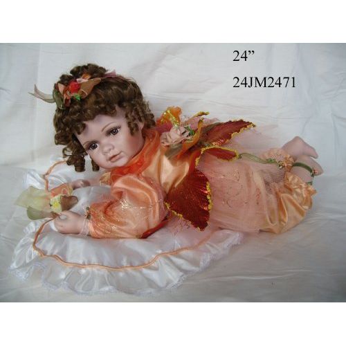  J Misa J.misa 24 Inch Crawling Fairy Porcelain Doll
