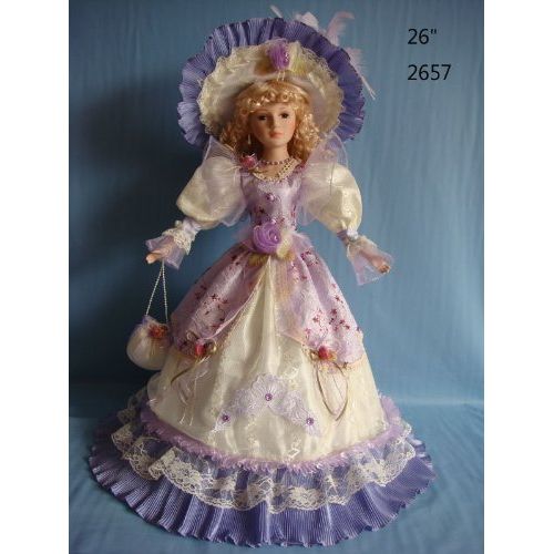  J Misa Jmisa 26 inch Umbrella Porcelain Dolls Victoria Style,2657A