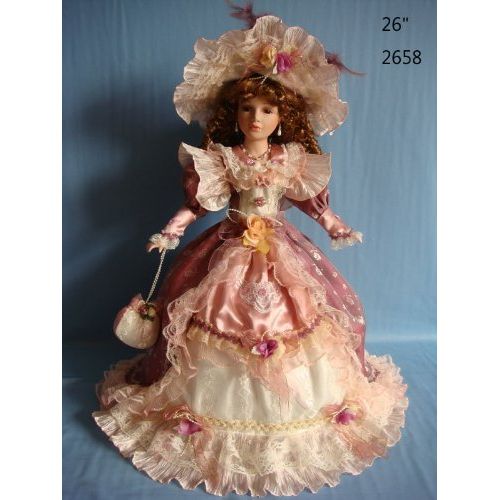  J Misa Jmisa 26 inch Umbrella Porcelain Dolls Victoria Style,2658B