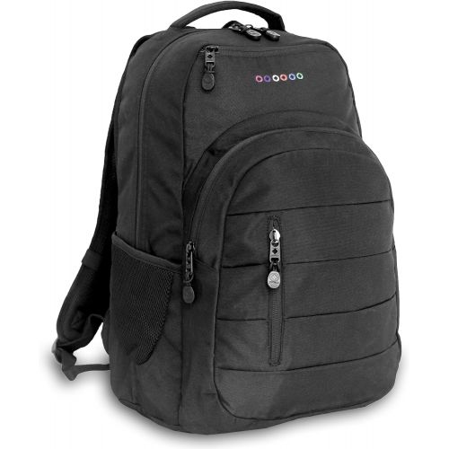  J World New York Carmen Laptop Backpack, Black, One Size