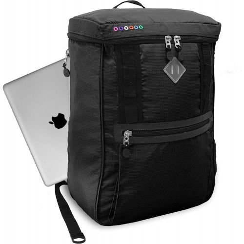  J World New York Rectan Laptop Backpack, Black, One Size