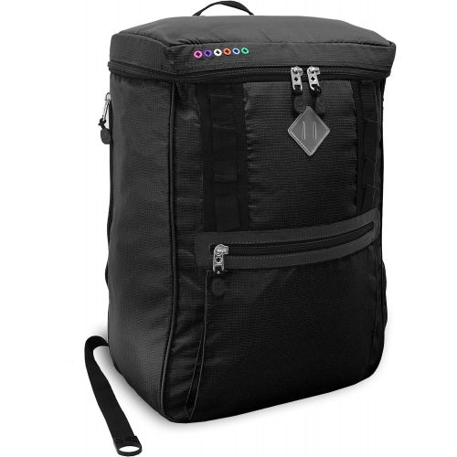  J World New York Rectan Laptop Backpack, Black, One Size