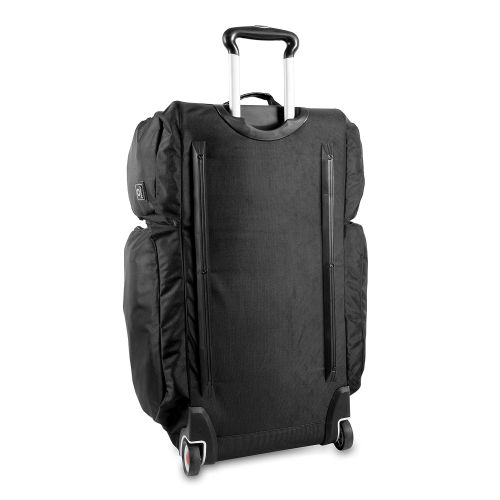  J World New York Ziton 30 Inch Stand Up Rolling Duffel, Black