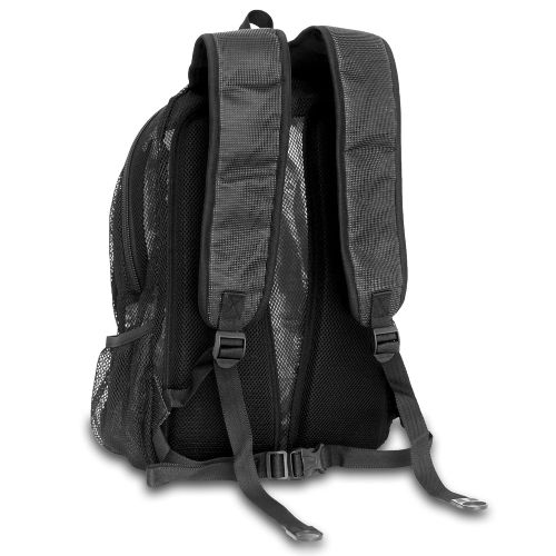  J World New York Mesh Backpack, Black, One Size
